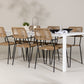 Break Rectangular Dining Set - Pakke med 4