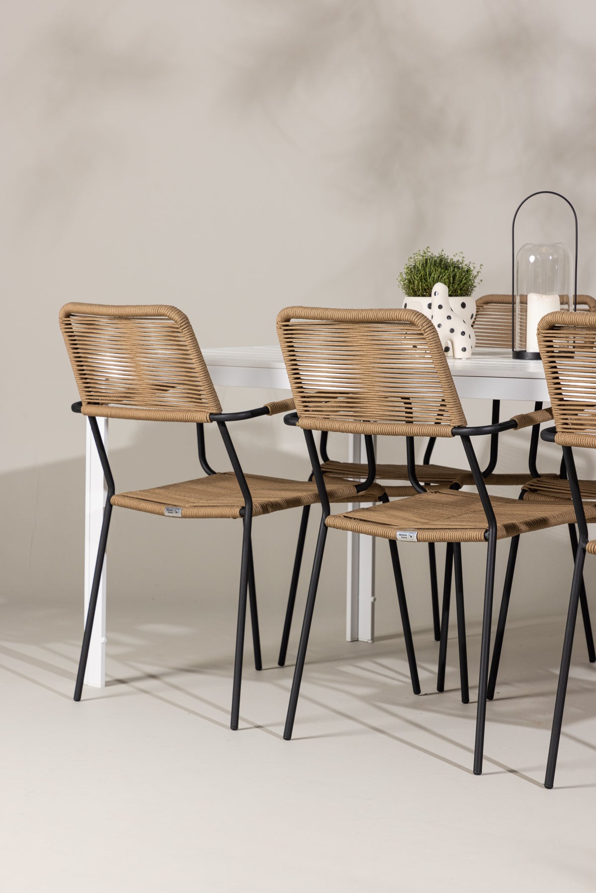 Break Rectangular Dining Set - Pakke med 4