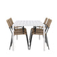 Break Rectangular Dining Set - Pakke med 4