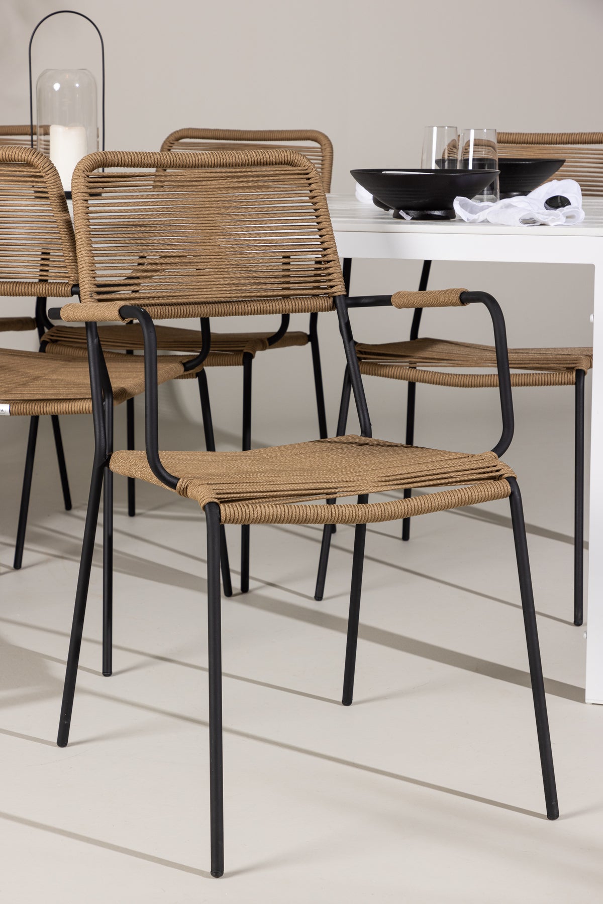 Break Rectangular Dining Set - Pakke med 4