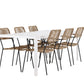 Break Rectangular Dining Set - Pakke med 4