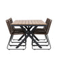 Garcia Rectangular Dining Set - Pakke med 4