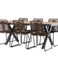 Garcia Rectangular Dining Set - Pakke med 4