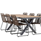 Garcia Rectangular Dining Set - Pakke med 4