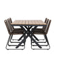 Garcia Rectangular Dining Set - Pakke med 4