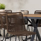 Garcia Rectangular Dining Set - Pakke med 4