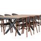 Garcia Rectangular Dining Set - Pakke med 4