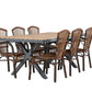 Garcia Rectangular Dining Set - Pakke med 7