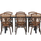 Garcia Rectangular Dining Set - Pakke med 7