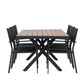 Garcia Rectangular Dining Set - Pakke med 4