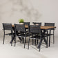 Garcia Rectangular Dining Set - Pakke med 4