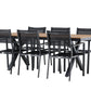 Garcia Rectangular Dining Set - Pakke med 4