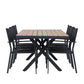 Garcia Rectangular Dining Set - Pakke med 4