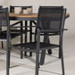 Garcia Rectangular Dining Set - Pakke med 4