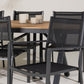 Garcia Rectangular Dining Set - Pakke med 4