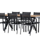 Garcia Rectangular Dining Set - Pakke med 4