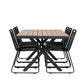 Garcia Rectangular Dining Set - Pakke med 4