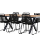 Garcia Rectangular Dining Set - Pakke med 4