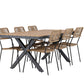 Garcia Rectangular Dining Set - Pakke med 4