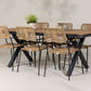 Garcia Rectangular Dining Set - Pakke med 4