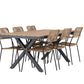 Garcia Rectangular Dining Set - Pakke med 4