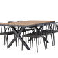 Garcia Rectangular Dining Set - Pakke med 2