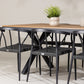 Garcia Rectangular Dining Set - Pakke med 2