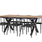 Garcia Rectangular Dining Set - Pakke med 2