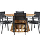 Tucumán Rund Dining Set - Pakke med 5