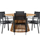 Tucumán Rund Dining Set - Pakke med 5