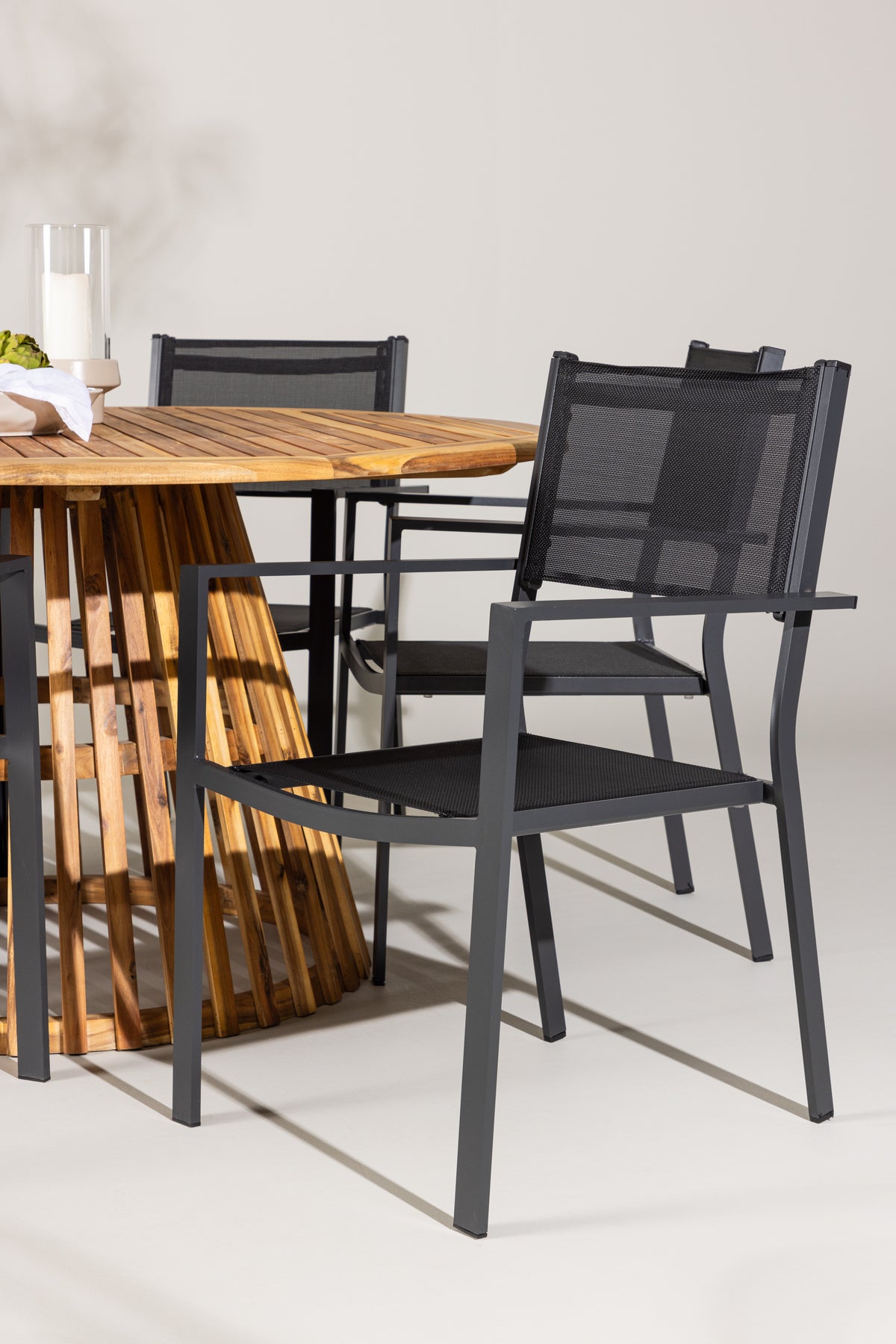 Tucumán Rund Dining Set - Pakke med 5