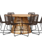 Tucumán Rund Dining Set - Pakke med 5