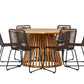 Tucumán Rund Dining Set - Pakke med 5