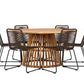 Tucumán Rund Dining Set - Pakke med 5