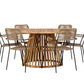 Tucumán Rund Dining Set - Pakke med 5