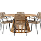 Tucumán Rund Dining Set - Pakke med 5