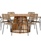 Tucumán Rund Dining Set - Pakke med 5