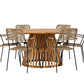 Tucumán Rund Dining Set - Pakke med 5