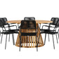 Tucumán Rund Dining Set - Pakke med 5