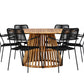 Tucumán Rund Dining Set - Pakke med 5