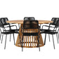 Tucumán Rund Dining Set - Pakke med 5