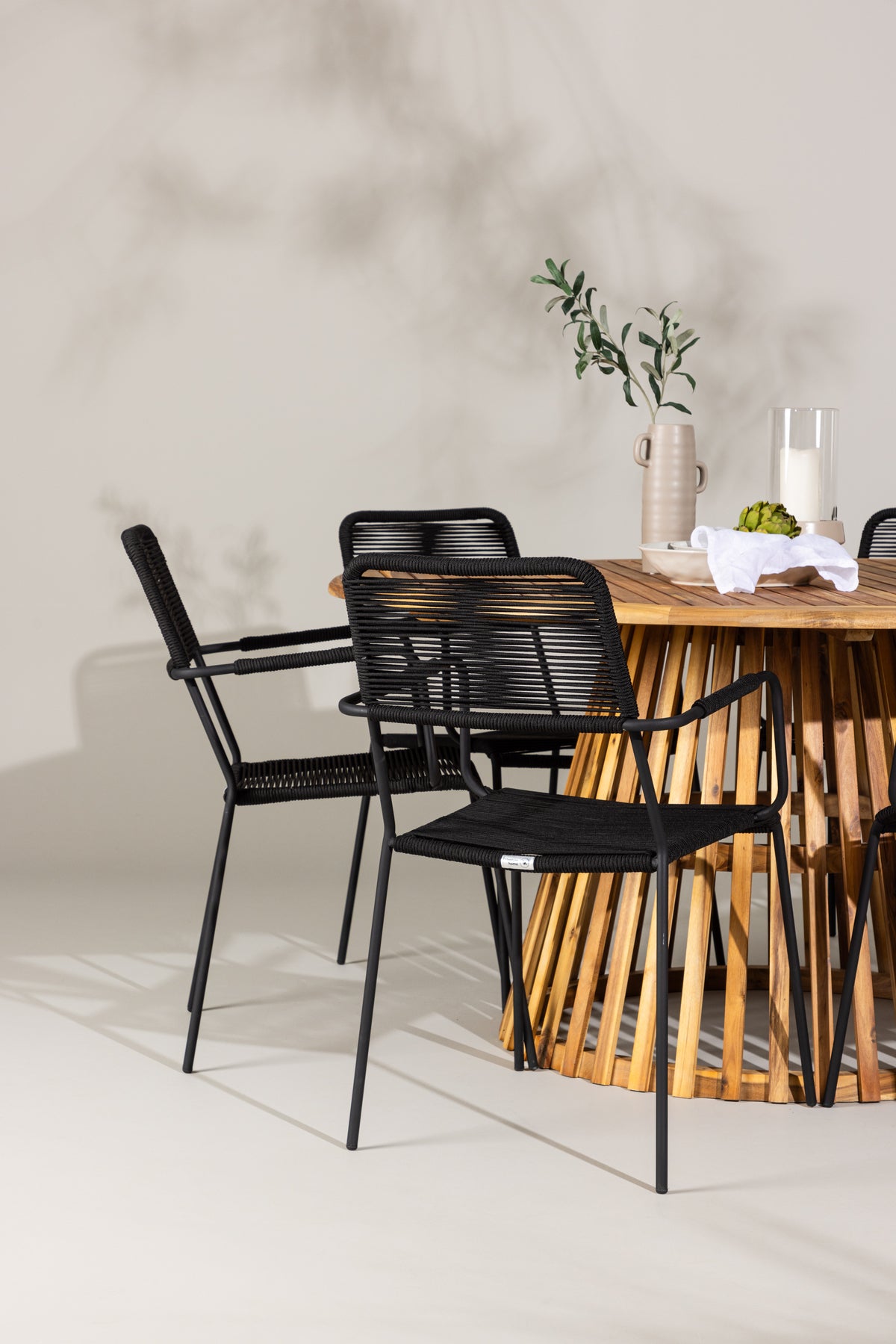 Tucumán Rund Dining Set - Pakke med 5