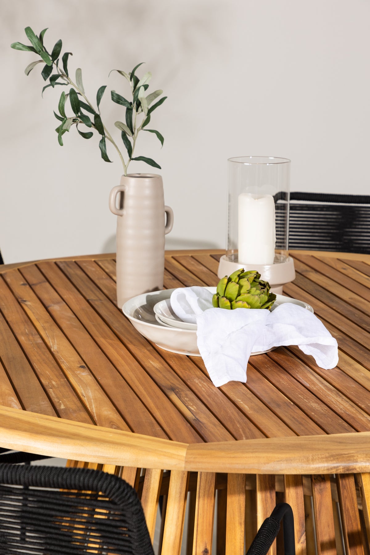 Tucumán Rund Dining Set - Pakke med 5