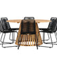 Tucumán Rund Dining Set - Pakke med 5