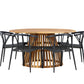 Tucumán Rund Dining Set - Pakke med 3