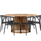 Tucumán Rund Dining Set - Pakke med 3