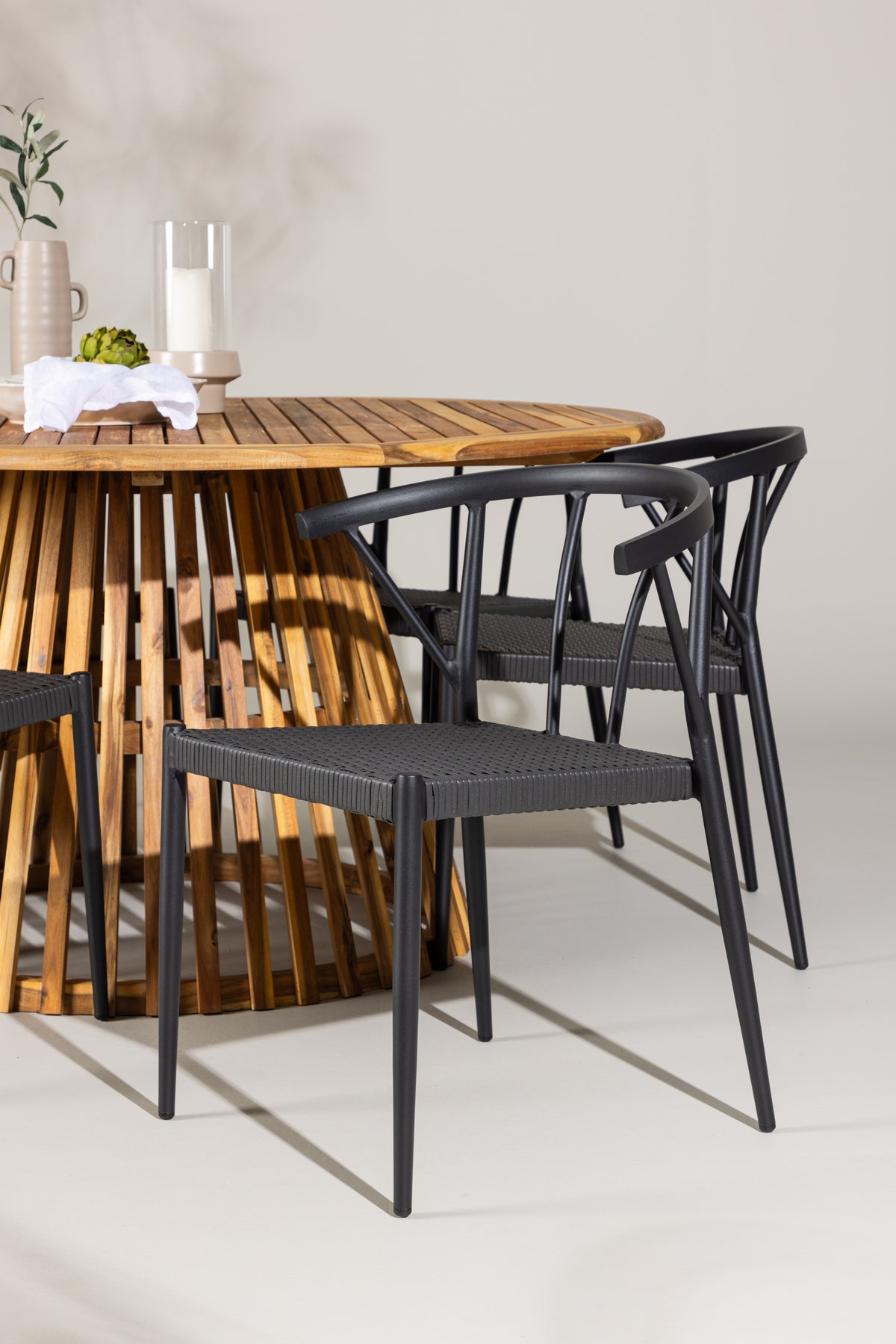 Tucumán Rund Dining Set - Pakke med 3