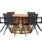 Tucumán Rund Dining Set - Pakke med 5