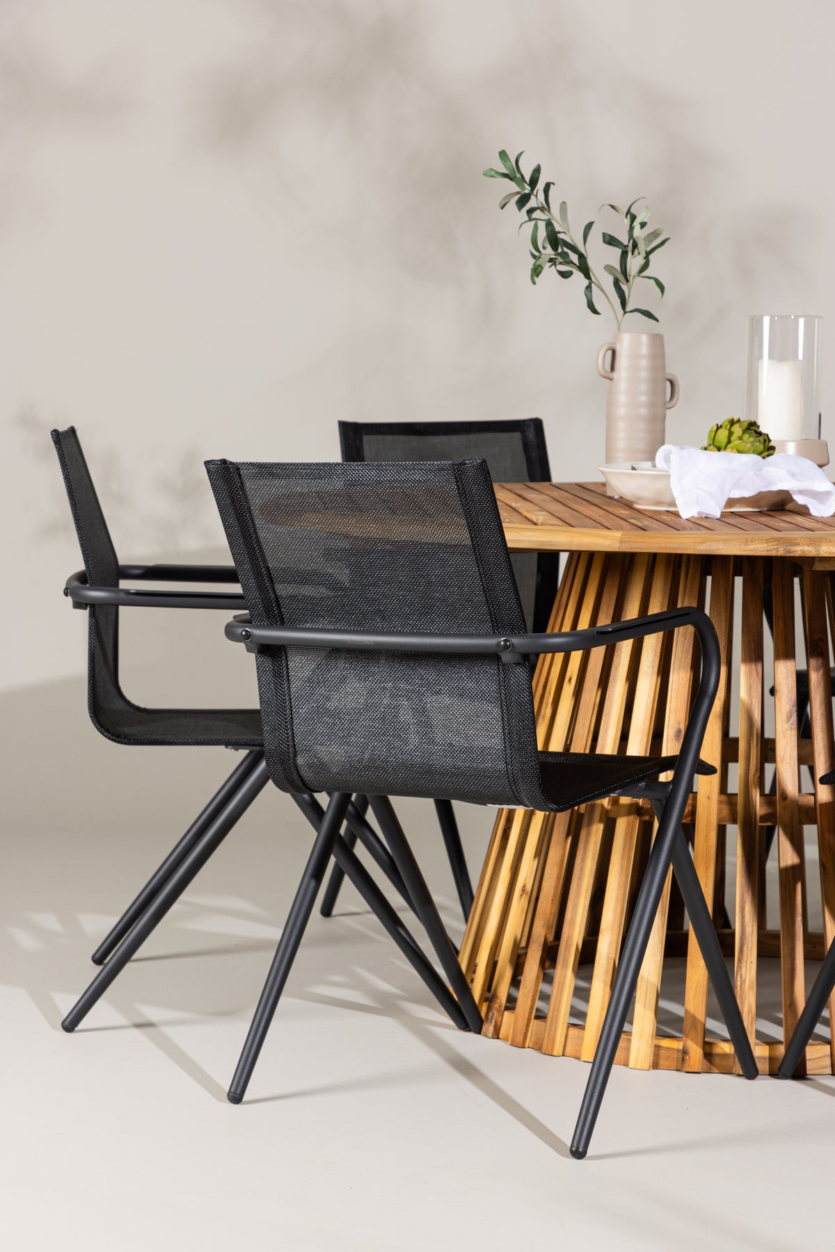 Tucumán Rund Dining Set - Pakke med 5