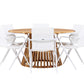 Tucumán Rund Dining Set - Pakke med 5